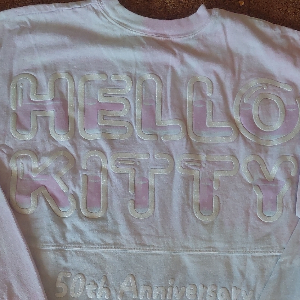 Hello Kitty 50th Anniversary Spirit Jersey Japan La Sanrio Tie Dye - Picture 7 of 8